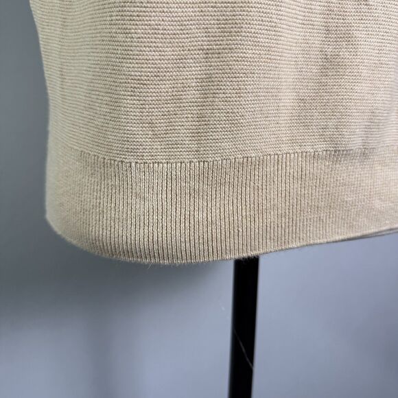 Quince Women's Dolman Sleeve Cream Sweater Organic Cotton & Cashmere Size Small - Picture 7 of 11